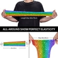 thumbnail image 4 of Daiia Glitter Rainbow UV Sun Protection Arm Sleeves - Cooling Compression Arm Sleeve - Sports & UV Arm Sleeves for Men & Women, 4 of 8