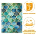 thumbnail image 2 of Mermaid Turquoise Green Scales Double Sided Garden Flag Decorative Weather Resistant Yard Flag, Large DIY Vertical Flag for Farmhouse Patio Lawn, 28x40 Inch, 2 of 6