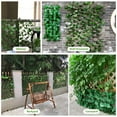 thumbnail image 5 of Expandable Artificial Privacy Screen Fence Simulation Retractable Fence Panel with Faux Leaves Decorative Nature Wood Trellis Fence Greenery Wall, 5 of 6
