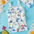 thumbnail image 5 of URMAGIC Toddler Boy Girls One-Piece Floatation Swimsuit Float Suit Kids Bathing Suit with Swim Cap 6-7 Years, 5 of 7