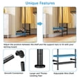 thumbnail image 5 of Timate F2 Industrial Pipe Clothes Rack Wall Mounted Clothing Rack for Hanging Clothes,Black, 5 of 9
