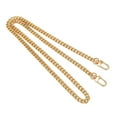 thumbnail image 1 of 39.4"(100cm) Mini Purse Chain Strap Delightful Extending DIY Metal Chains Replacement Straps With Buckles Wide 6mm Gold 1 Pack For Shoulder Body Handbag Jewelry Making Pliers Leaf Pliers Ring for, 1 of 3