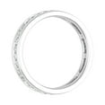thumbnail image 2 of 1/2 Carat Channel Set Diamond Wedding Eternity Ring Band in 14K White Gold (Ring Size 5.5) (SI1-SI2 Clarity), 2 of 4