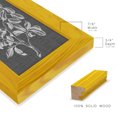 thumbnail image 2 of Graphic Foliage I - Framed Print w/glass - Sunflower Yellow, 2 of 6