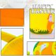 thumbnail image 3 of Cestas de Pascua con asa, bolsa de tela no tejida con diseño de huevos de caza, con patrón colorido pintado, 3 of 5