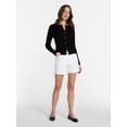 thumbnail image 3 of Time and Tru Women's Puckered Stitch Cardigan Sweater, Lightweight, Sizes XS-XXXL, 3 of 6