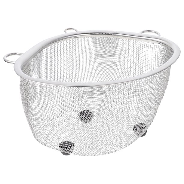 EeaseMX 1 cesta de drenaje de acero inoxidable, cesta triangular creativa para fregadero de cocina.