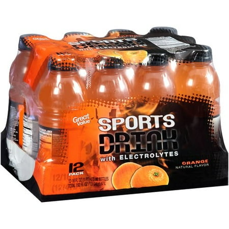 Great Value Gv 12pk Orange 16oz Isotonic