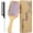 Purple, variant on Hair Brush Paddle Natural Wooden Bamboo Brush and Detangle Tail Hair Comb Set for Massage Scalp