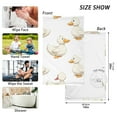 thumbnail image 3 of Ducks Hand Towels Cotton Bath Towels Large Face Towels Absorbent for Bathroom 2 Packs, 3 of 8
