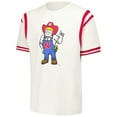 thumbnail image 2 of Youth Wes & Willy Cream Nebraska Huskers Colorblock Yoke Vault T-Shirt, 2 of 3