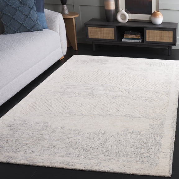 Safavieh Harvest Corine Distressed Area Rug, Silver/Ivory, 5' x 8'