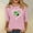 k_Pink, variant on HaoXianJian Plus Size St Patricks Day Shirts for Women V-Neck 2025 Casual 3/4 Sleeve Irish Shamrock GraphicT shirt Green Saint Patty's Tunic Tops 4X 5X Valentine's Day