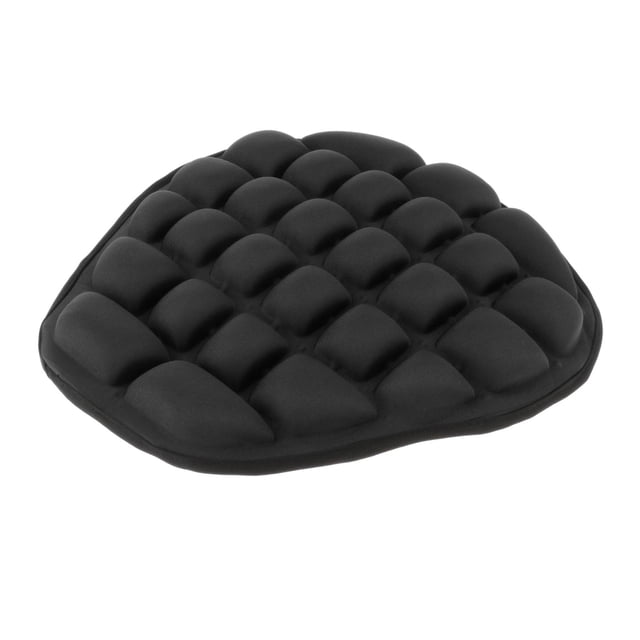 Cojín De Asiento 3D Para Motocicletas Y Bicicletas, Alivio De Presión Universal Para Cruiser, Color Negro Sunnimix Cubierta del asiento de la motocicleta