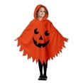 thumbnail image 2 of Girl Halloween Outfit Unisex Ghost Face Kids Hooded Cape Halloween Party Outfit Kids 7-9 Years, 2 of 4