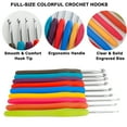 thumbnail image 4 of NBPOWER 67pcs Crochet Kit for Beginners, Knitting Kit Includes Chunky Yarn, Knitting Needles, Crochet Hooks, Canvas Tote Bag, Crochet Accessories, Suit for Both Beginners and Experienced Crocheters, 4 of 8