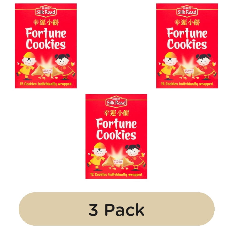 Silk Road Fortune Cookies 12 x 5.833g, British Import (Pack of 3)