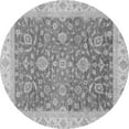 thumbnail image 1 of Ahgly Company Indoor Round Oriental Gray Traditional Area Rugs, 8' Round, 1 of 4