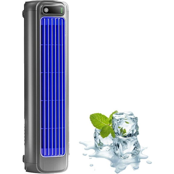 Outfanly Cooling Ace(3 Speeds), 2025 Upgrade Outfanly Cooling Ace Portable Air Conditioner, Rechargeable, For Bedroom Office Home (Blue)