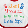 thumbnail image 4 of Inktastic Future Team Roper Cowboy Rodeo Boys or Girls Baby Bib, 4 of 4