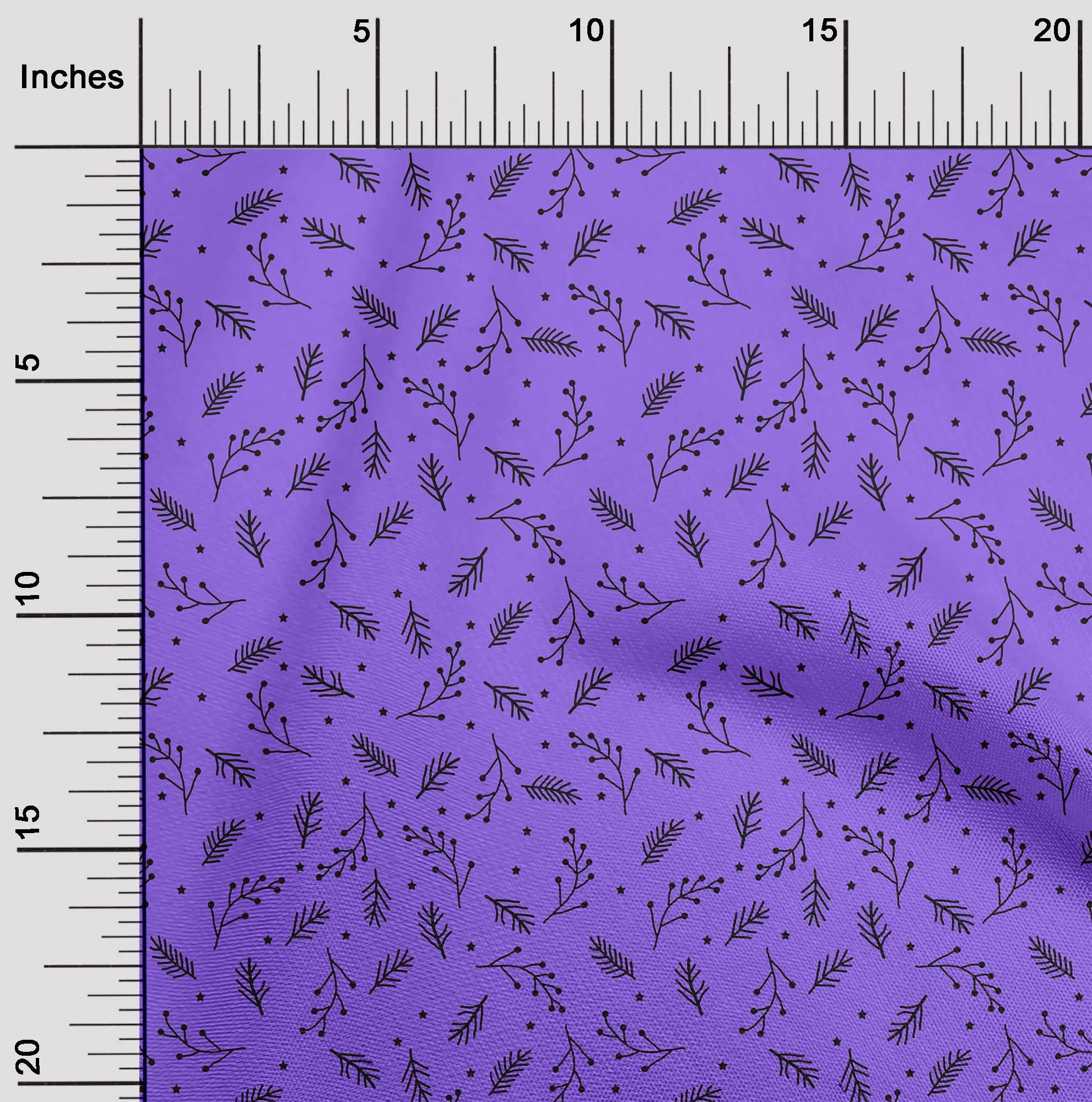 oneOone Cotton Cambric Forest Green Fabric Christmas Fabric For Sewing Printed Craft Fabric By The Yard 56 Inch Wide