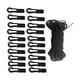 thumbnail image 5 of 2x Cuerda Elástica Con Clips Cuerdas Elásticas De Nailon Clips Para Kayak Marino, 5 of 5