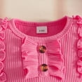thumbnail image 6 of HWJAD Baby Girl Clothes Summer Outfits Short Sleeve Romper Ruffle Skirt Shorts Newborn Ruffles Bodysuit Sets, 6 of 9