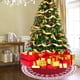 thumbnail image 3 of 90 cm/35 pulgadas falda de árbol de Navidad falda decorativa de árbol media de árbol de Navidad de copo de nieve, 3 of 4