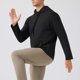 thumbnail image 1 of pstuiky camisas de manga larga para hombre, Sudadera con capucha de color liso para hombre, con bolsillo y parte superior cálida para deportes al aire libre, manga larga, informal xl, 1 of 5