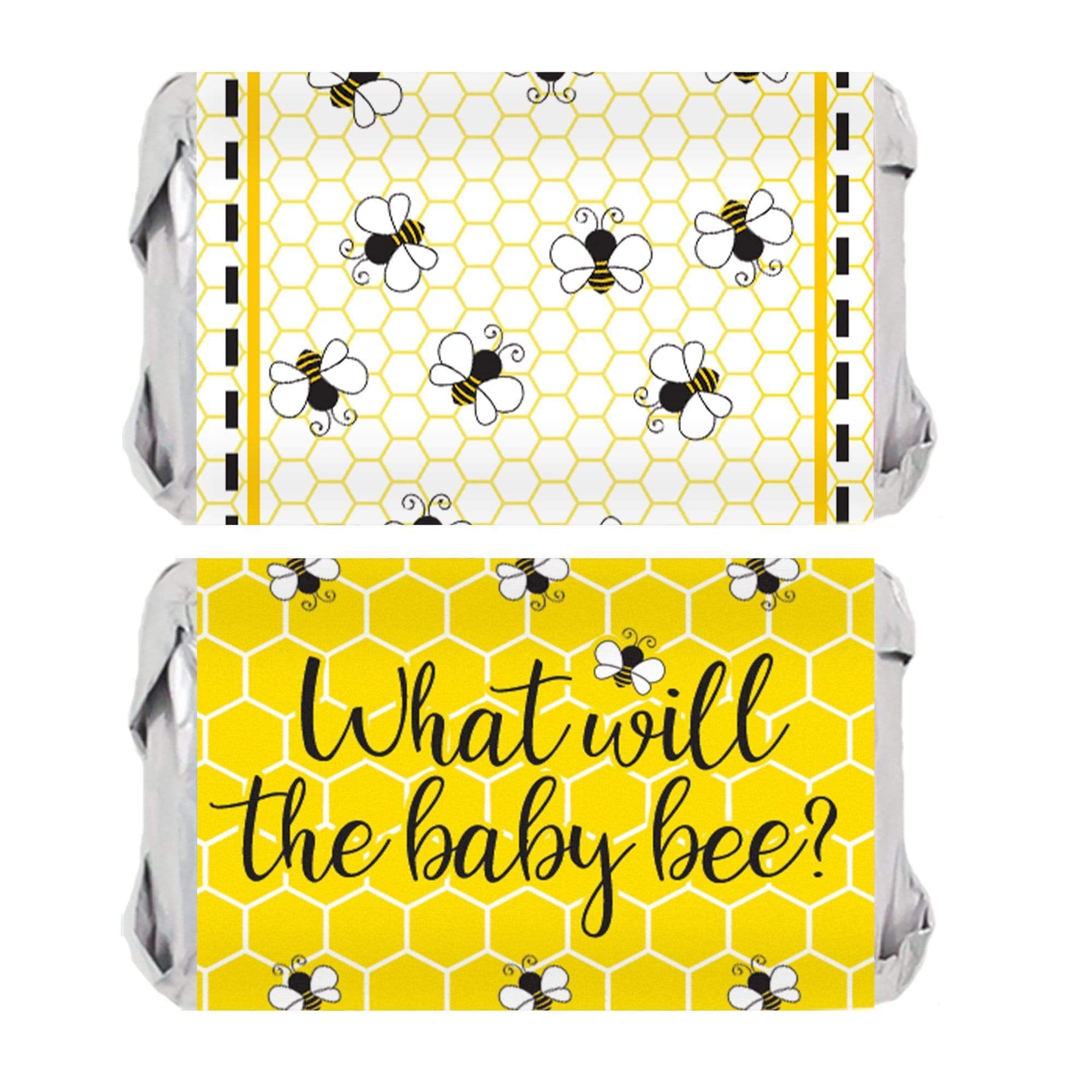 What Will Baby Bee Gender Reveal Party Mini Candy Bar Stickers 45 Count Distinctivs Walmart Com What Will Baby Bee Gender Reveal Party Mini Candy Bar Stickers 45 Count Distinctivs Walmart Com