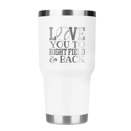 

Love you to right field laser etched tumbler premium (white)