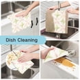 thumbnail image 2 of Yayeee 6 Pack Kitchen Dish Cloths Set for Washing Soft Drying Absorbent Microfiber Towels, Pastel Pink Geometric, 2 of 9