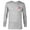 Athletic Heather, variant on Princess Ariel Small Print - Long Sleeve T-Shirt for Men - Customized-Navy