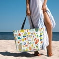 thumbnail image 6 of Balery Summer Animal Beach Travel Bag - Water-Resistant, Large Capacity Lightweight Tote with 7 Pockets for Women and Men - Perfect for Beach, Pool, Gym, and Travel, 6 of 7