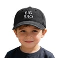 thumbnail image 4 of shoper Kids Embroidered Letter Baseball Cap Big Bro Outdoor Sun Washed Hat for Boys and Girls, 4 of 9
