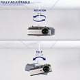 thumbnail image 3 of VIVO Metal Drop Ceiling Projector Mount with Scissor Clamp, 3 of 8