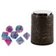 thumbnail image 1 of 7 Dados Poliédricos Para Juegos De Mesa De Mazmorras Y Dragones + Taza De Dados Púrpura Azul, 1 of 9