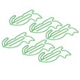 thumbnail image 4 of 100 Pcs Mignons Trombones Animal en Forme de Signet Amusant Document d'Organisation Clips Drôle Signet Planificateur Clips Vert, 4 of 14