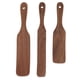 thumbnail image 1 of Espátula de madera de 3 piezas con cabeza de pala ancha, espátula de teca antideslizante para bistec, pizza, leche y ensalada, 1 of 15