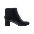 thumbnail image 2 of Vionic Womens Leather Block Heel Ankle Boots, 2 of 3