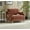 Orange, variant on MOONMISS Chenille Upholstered 3-in-1 Convertible Sleeper Foldable Sofa Bed Recliner Chair with 3 Pillows-Orange