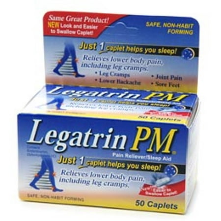 Legatrin PM Caplets 50 Caplets (Pack of 2)