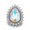 LWN03(6), variant on Lots Style Bling Crystal Chunk Charm Snap Button Fit 18mm Drill Snap Jewelry -LWN13(4)