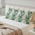 thumbnail image 2 of Eucalyptus Leaves Throw Pillow Covers Summer Spring Plant Wood Grain Decorative Lumbar Pillow Cover Rectangle Cushion Case for Sofa Couch Bed Living Room Bedroom 20 X 60 Inches, 2 of 9