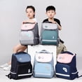 thumbnail image 2 of Mochilas escolares ortopédicas de estilo coreano para niños y niñas, mochila escolar para niños de primaria QYM unisex, 2 of 2