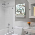 thumbnail image 3 of Farmhouse Bathroom Decor Wall Art Rustic Dragonfly And Flower Canvas Wall Decor Green Botanical Bathroom Signs Pictures Painting Prints Country Framed Artwork For Bathroom Home Decorations 8"X10", 3 of 6