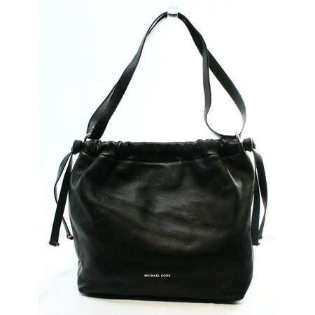 Drawstring Hobo Bag - michael kors new black leather drawstring angelina shoulder bag purse $368