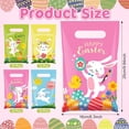 thumbnail image 3 of 48 Pcs Easter Goodie Bags Plastic Treat Bag with Handle Egg Hunt Bunny Gift Bags Colorful Party Favor Pouch for Easter Spring Activity Party Supplies, 3 of 4