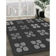 thumbnail image 3 of Ahgly Company Machine Washable Indoor Rectangle Transitional Charcoal Black Area Rugs, 2' x 4', 3 of 7