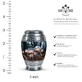 thumbnail image 2 of Glass Mushroom - Ashes Urns Human Remains - Keepsake - 3 Inch - Pack Of 2 - Memorial Ash Urn - Urns For Mothers Ashes - Urns For Human Ashes Large Adult - Keepsake Urn For Human Ashes, 2 of 5